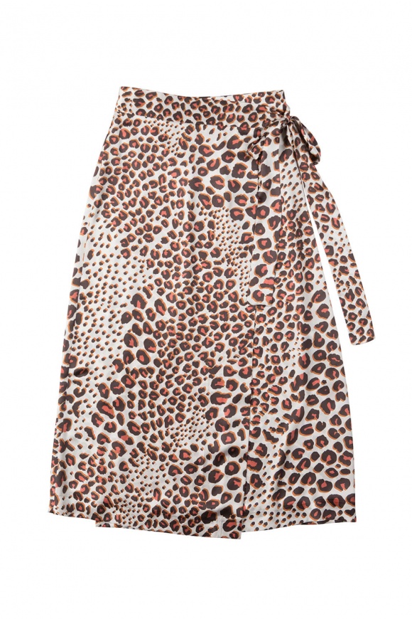 leopard dot skirt