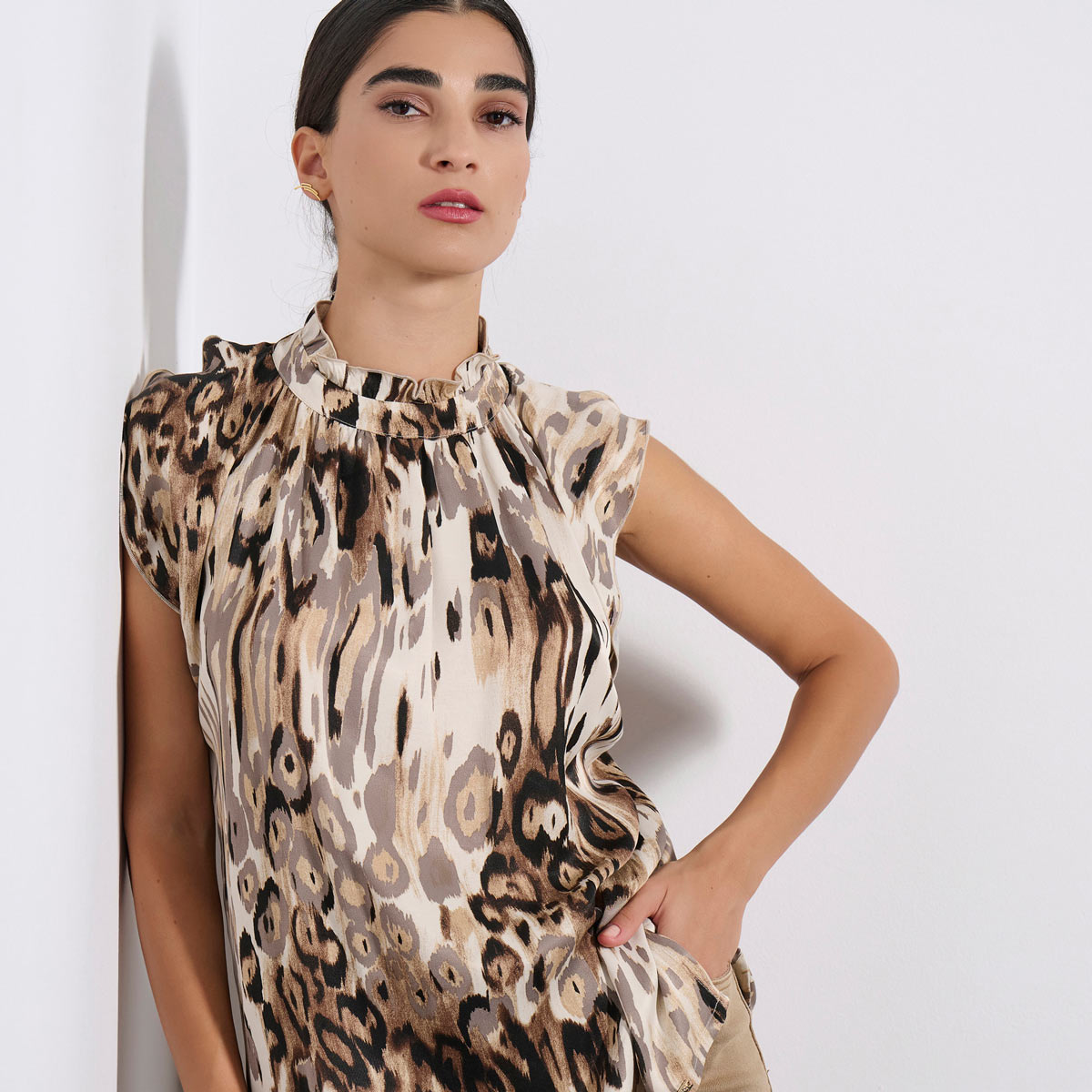 BLOUSE 3225119 BEIGE