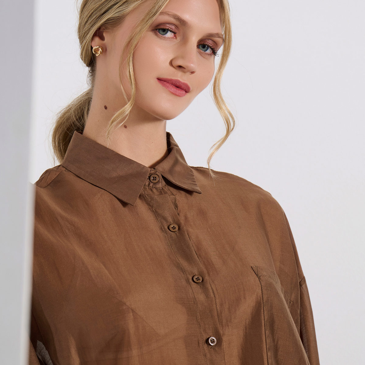 ΠΟΥΚΑΜΙΣΟ 4225801 CHOCOLATE