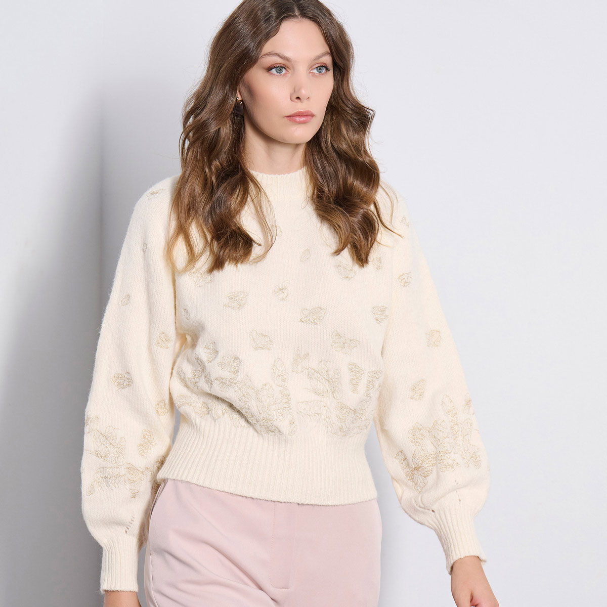 ΠΟΥΛΟΒΕΡ 2225036 OFF WHITE