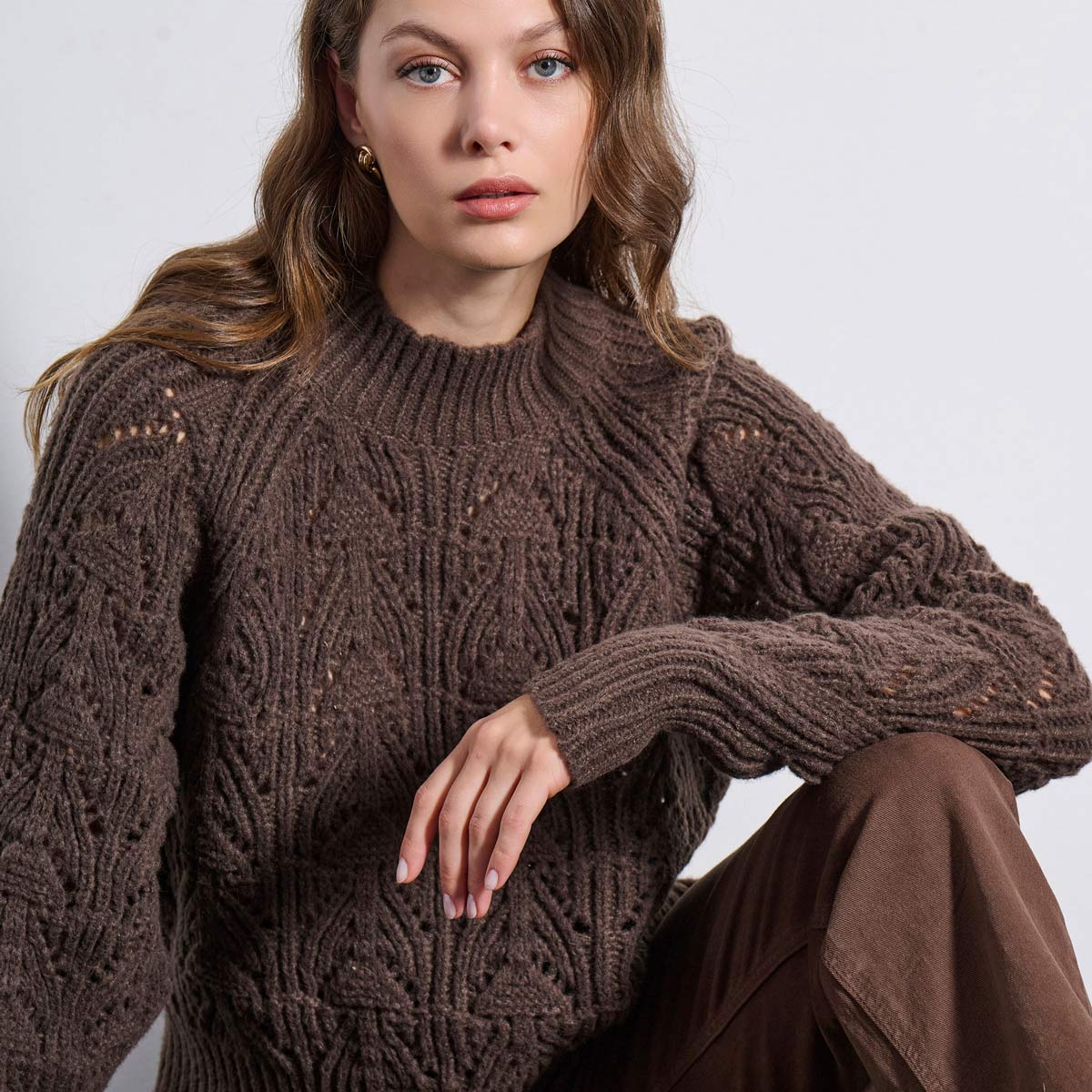 ΠΟΥΛΟΒΕΡ 2225044 BROWN