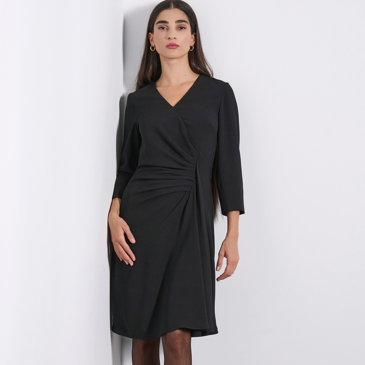 MIDI DRESS 3225916 BLACK