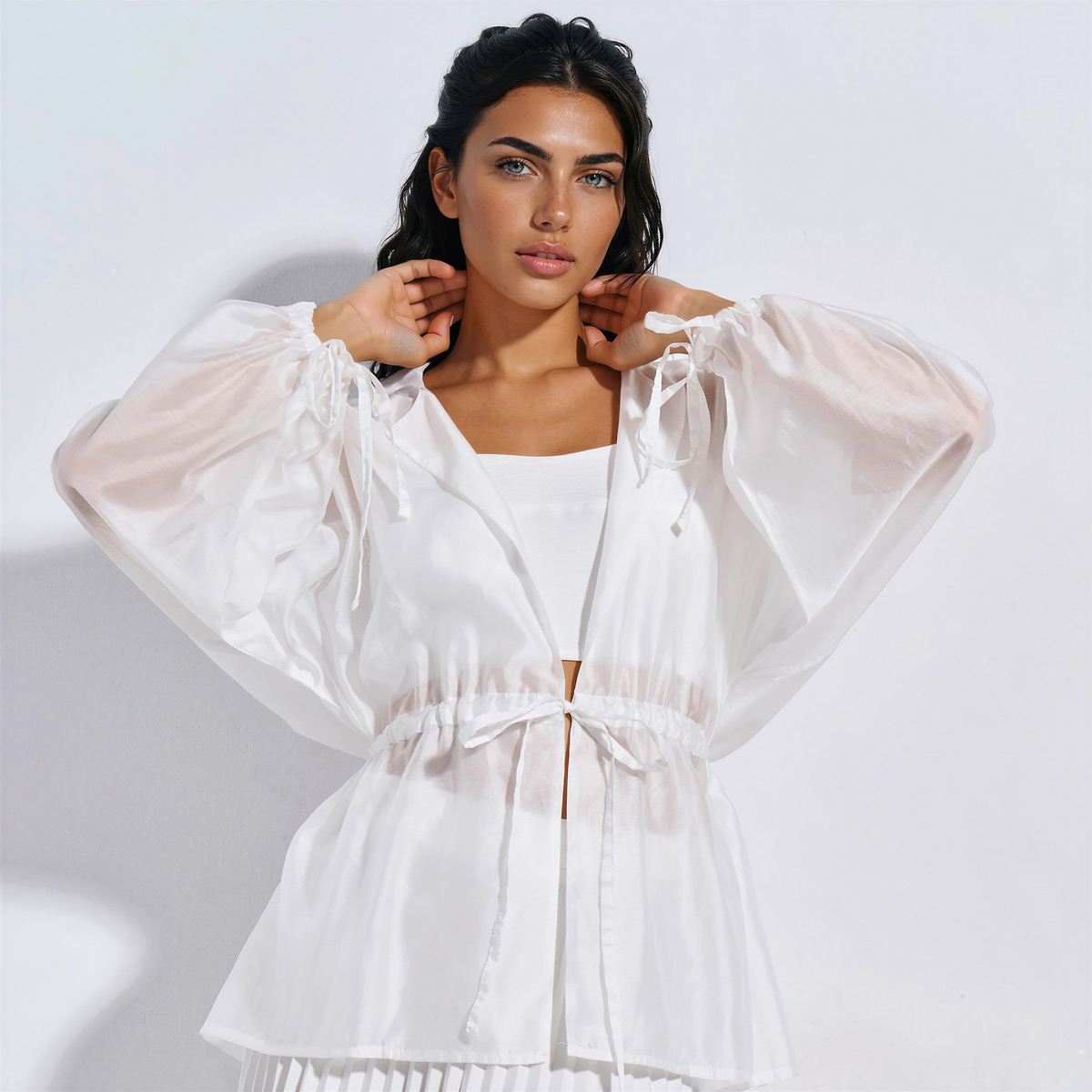 ΠΟΥΚΑΜΙΣΑ 3126814 OFF WHITE