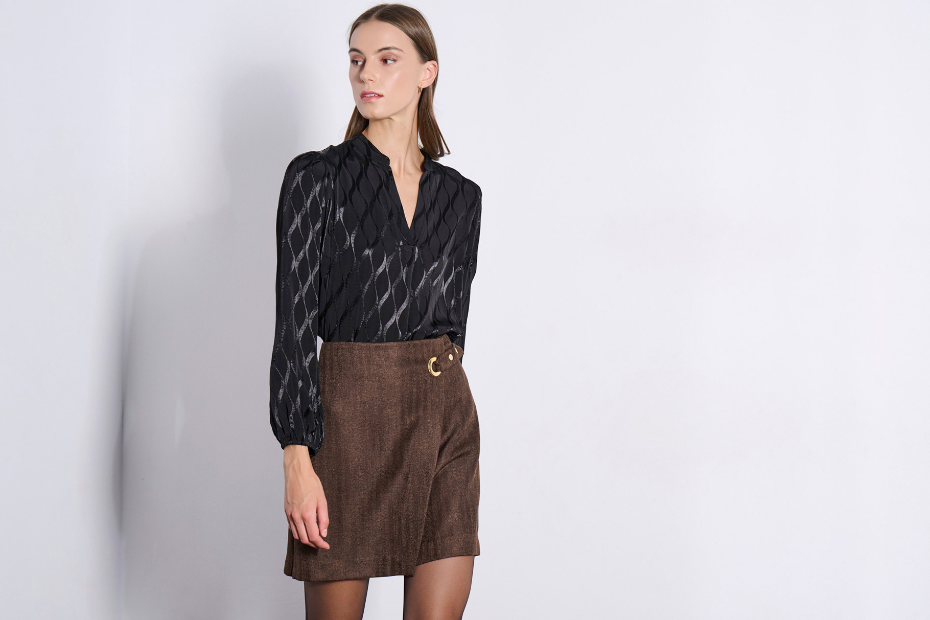 ΜΙΝΙ ΦΟΥΣΤΑ 3225322 BROWN