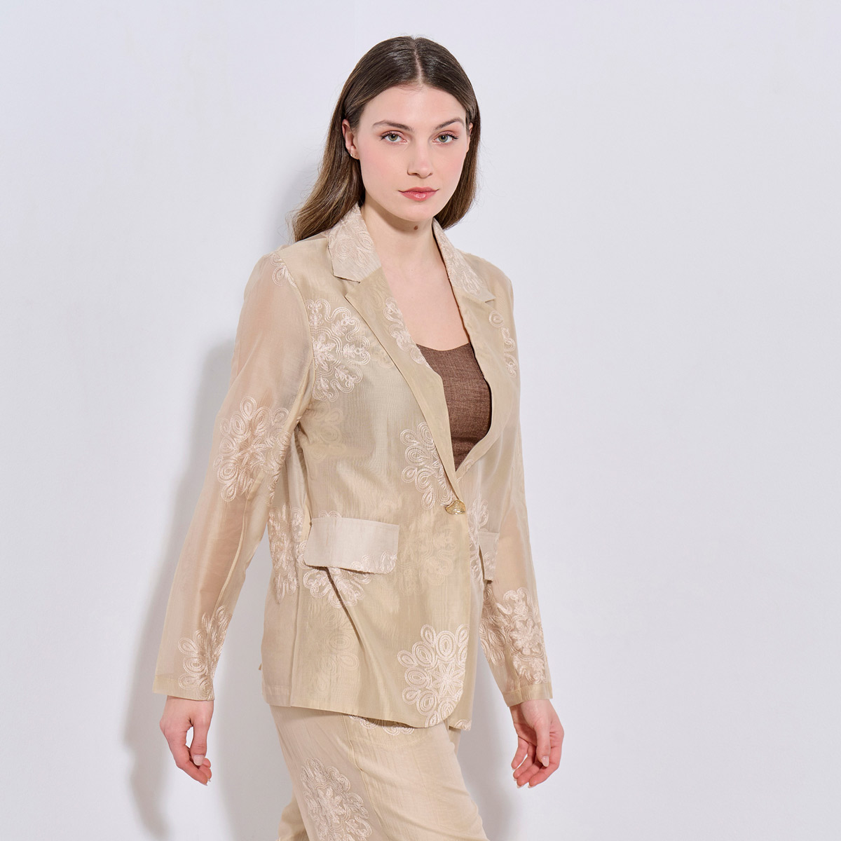 ΣΕΤ ΠΑΝΤΕΛΟΝΑ ΜΕ ΣΑΚΑΚΙ 2126203 BEIGE