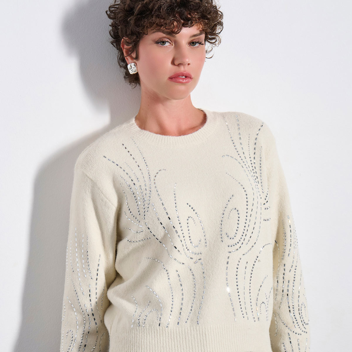 ΠΟΥΛΟΒΕΡ 2225013 OFF WHITE