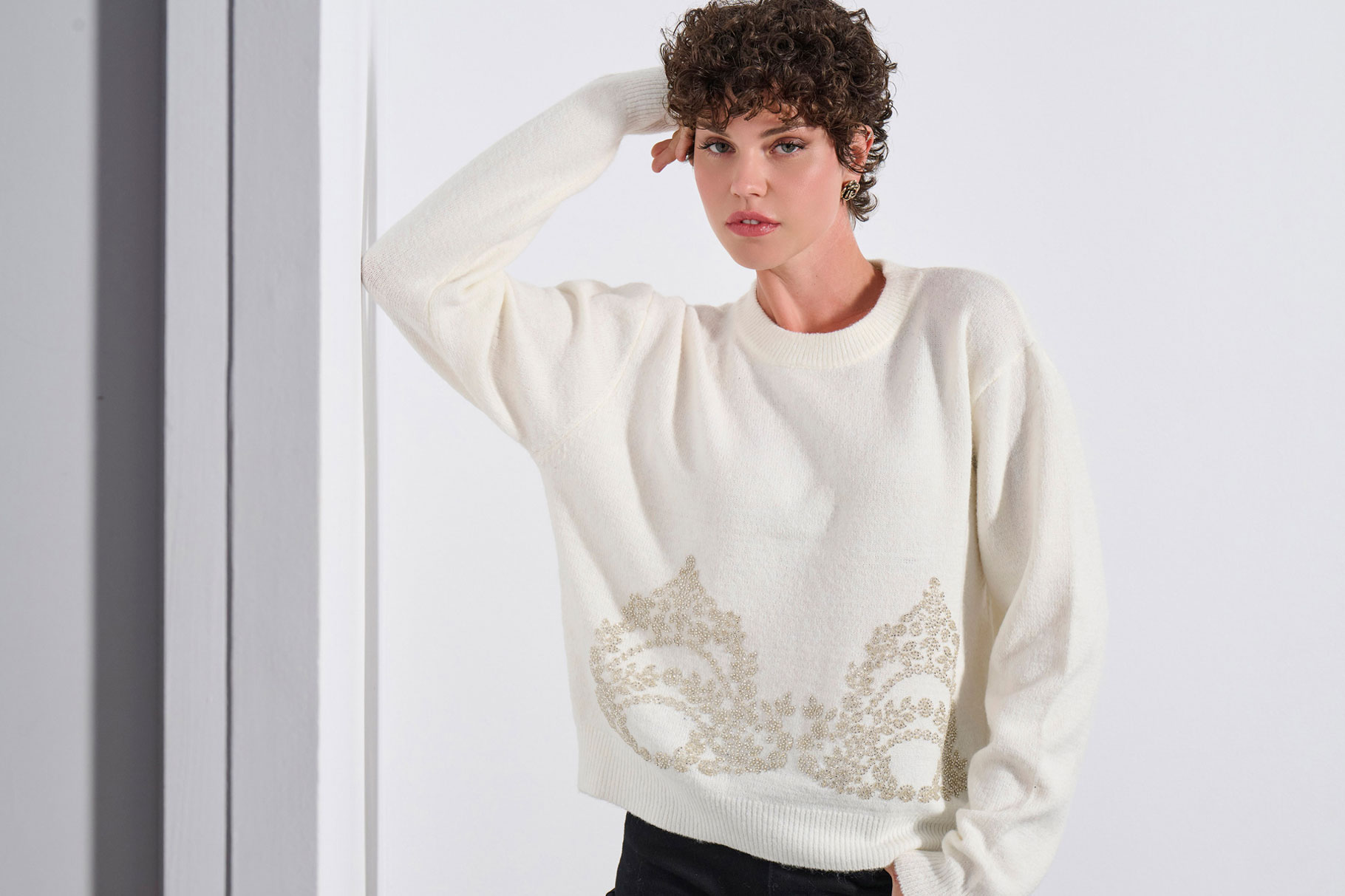 ΠΟΥΛΟΒΕΡ 2225009 OFF WHITE