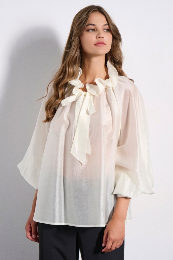 ΜΠΛΟΥΖΑ 3225145 OFF WHITE