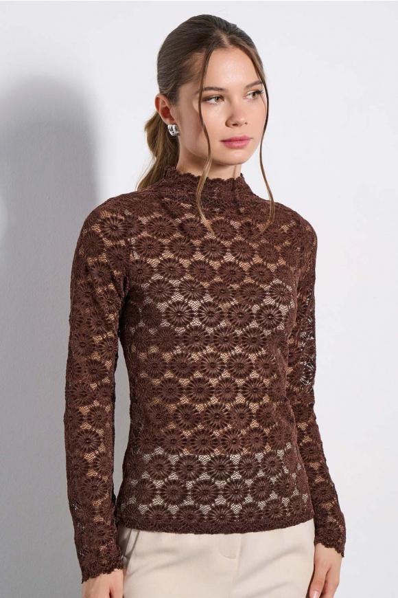 ΜΠΛΟΥΖΑ 2225105 BROWN