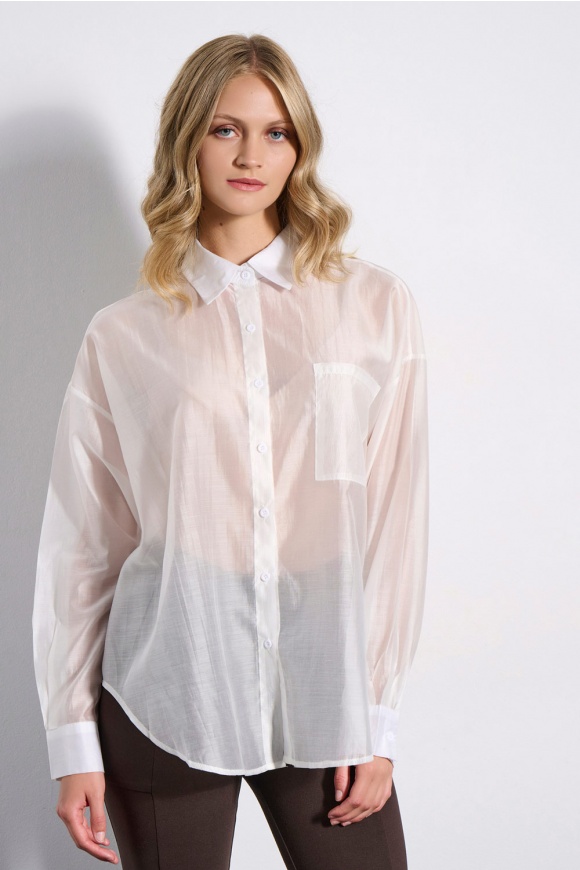 ΠΟΥΚΑΜΙΣΟ 4225801 OFF WHITE