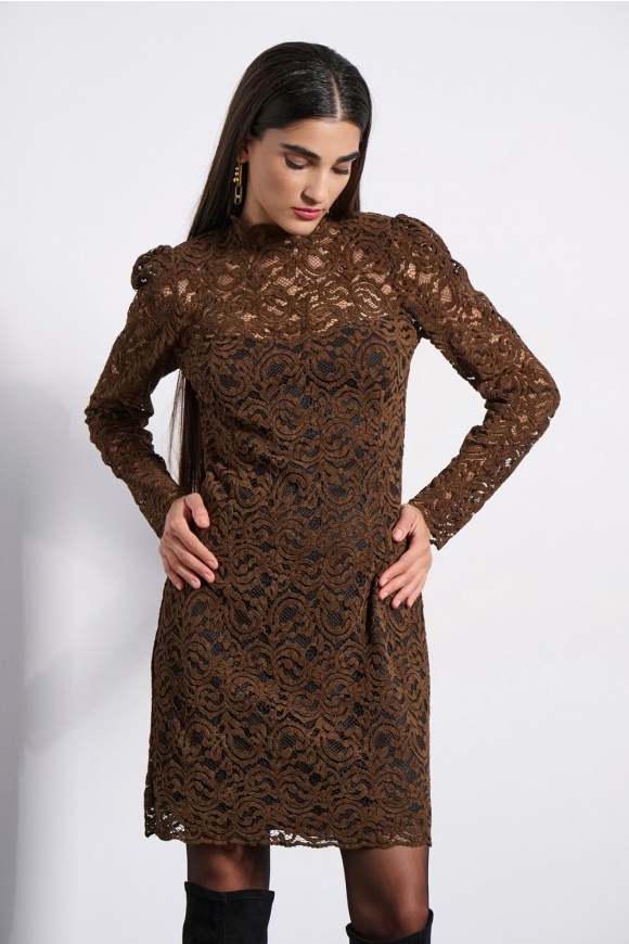 MINI DRESS 3225931 BROWN