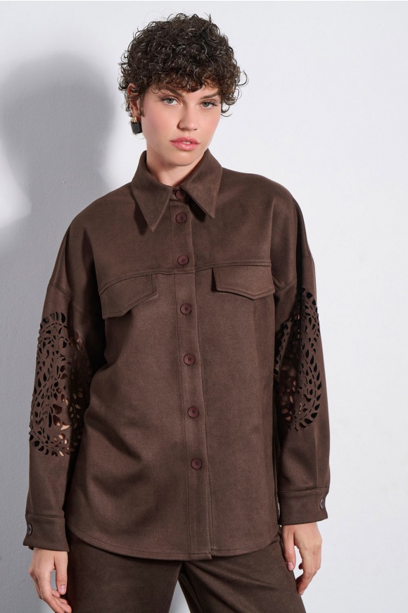 ΠΟΥΚΑΜΙΣΟ 3225824 BROWN