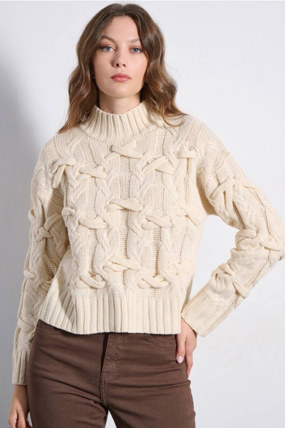 ΠΟΥΛΟΒΕΡ 2225042 OFF WHITE