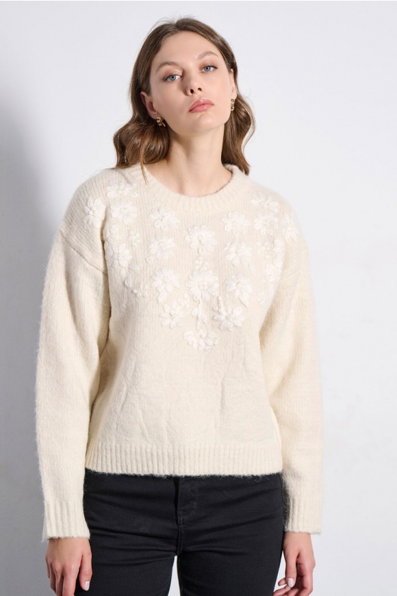 ΠΟΥΛΟΒΕΡ 2225041 OFF WHITE