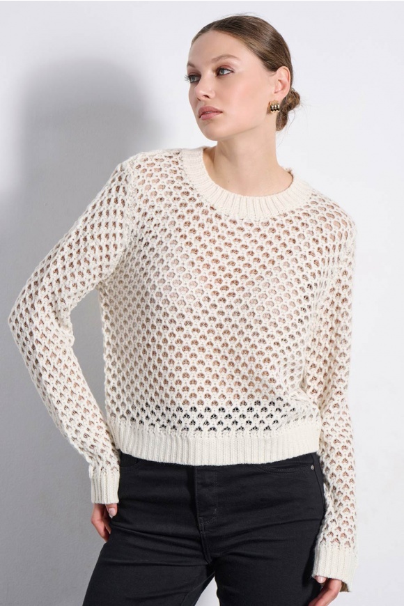 ΠΟΥΛΟΒΕΡ 2225049 OFF WHITE