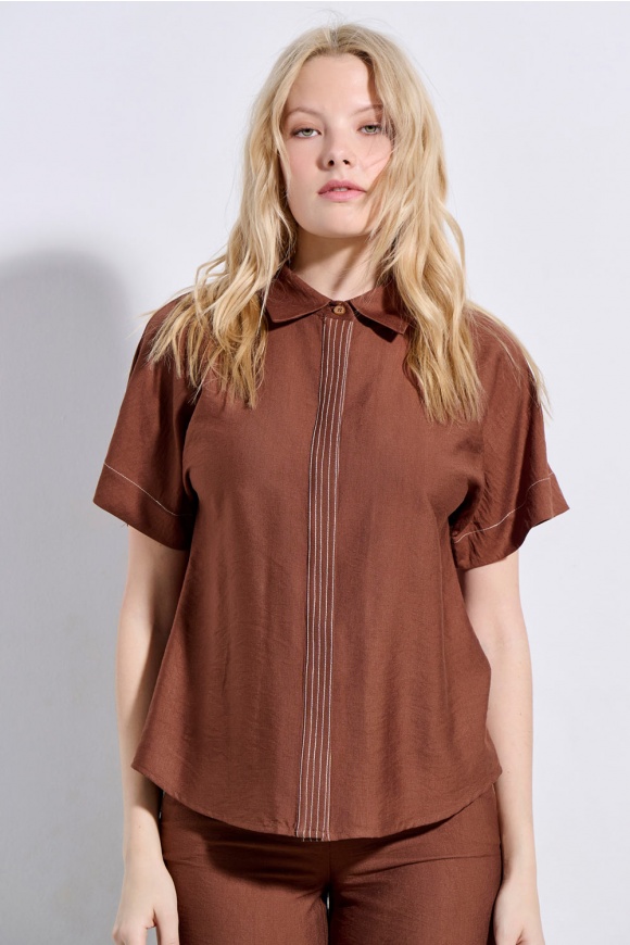 ΠΟΥΚΑΜΙΣΟ 3126830 BROWN