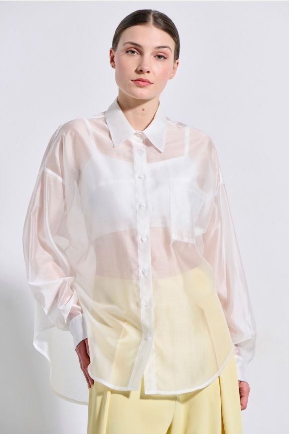 ΠΟΥΚΑΜΙΣΟ 3126803 OFF WHITE