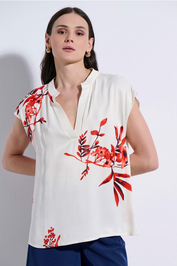 ΜΠΛΟΥΖΑ 3126116 OFF WHITE