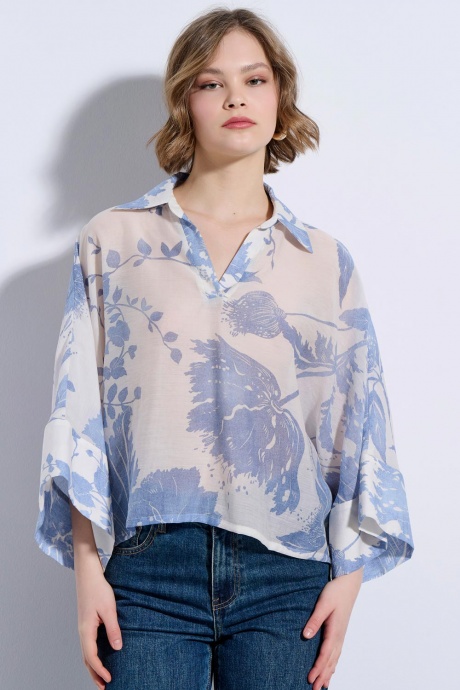 ΜΠΛΟΥΖΑ 3126142 INDIGO BLUE