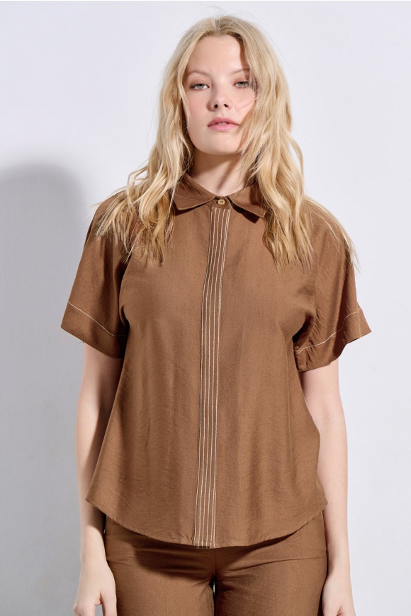 ΠΟΥΚΑΜΙΣΟ 3126830 BROWN