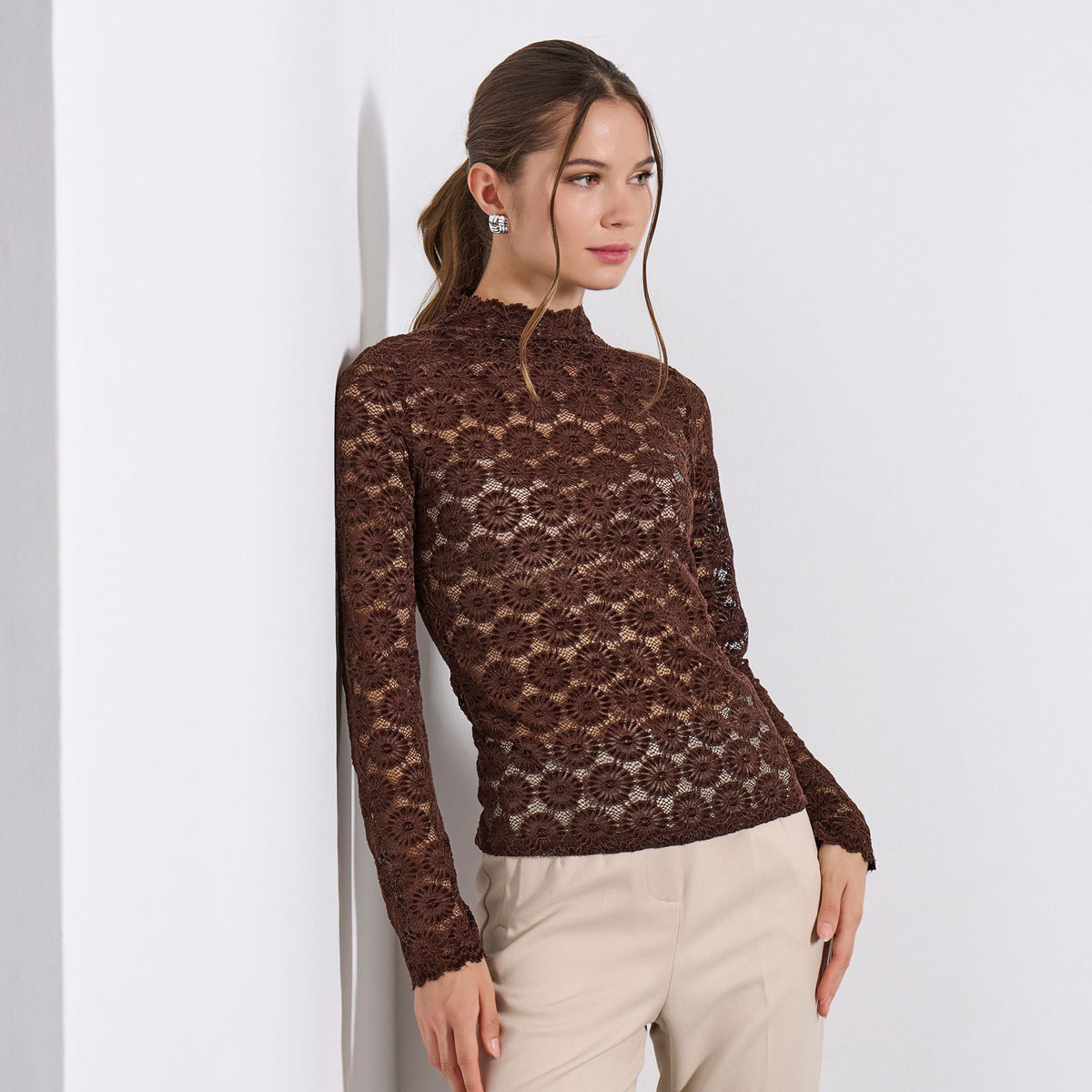 ΜΠΛΟΥΖΑ 2225105 BROWN