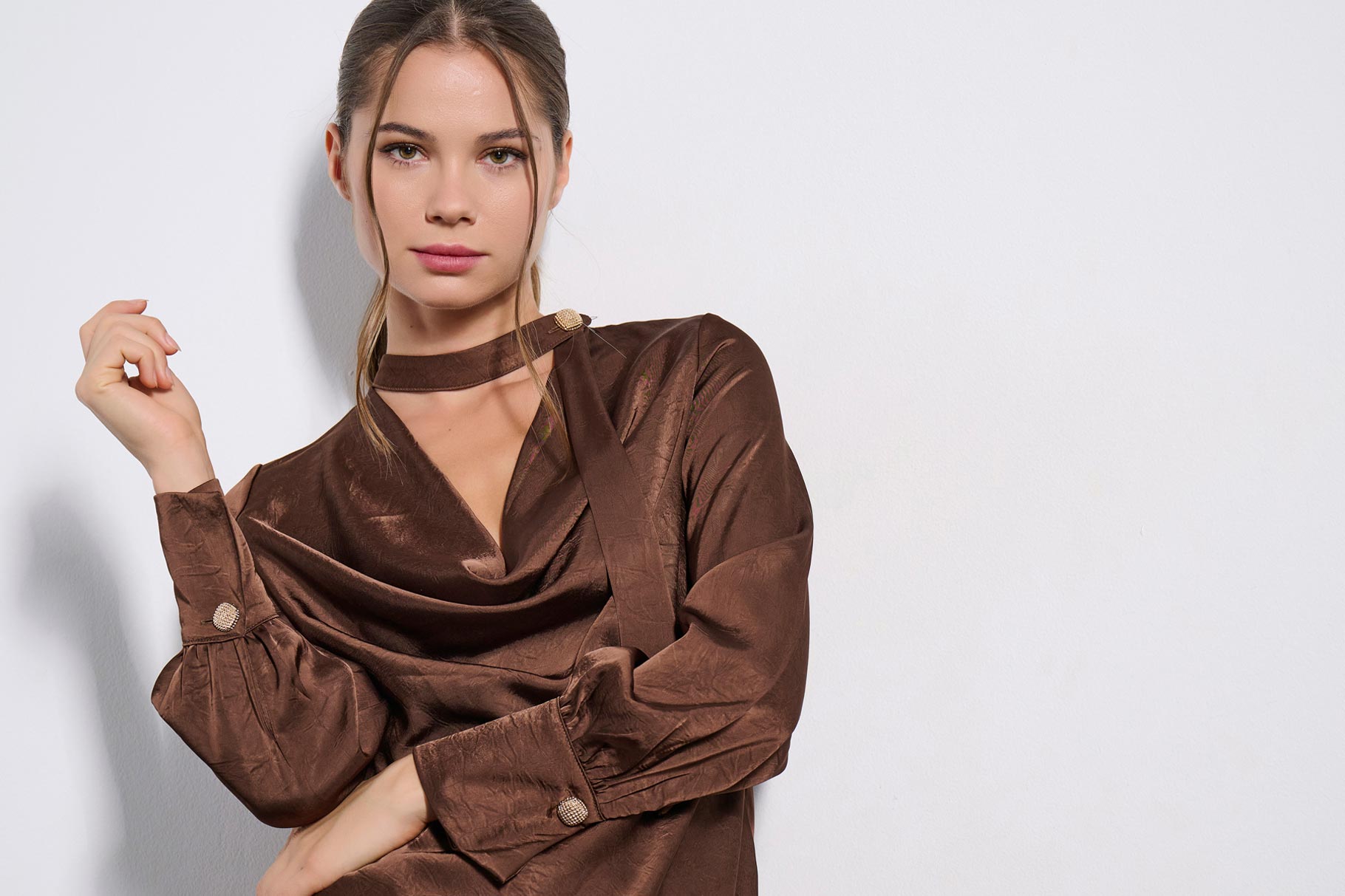 ΜΠΛΟΥΖΑ 2225107 BROWN